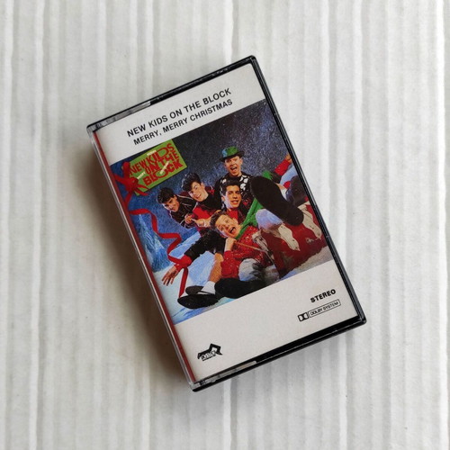 New Kids on the Block Merry Merry Christmas cassette tape like new, pop