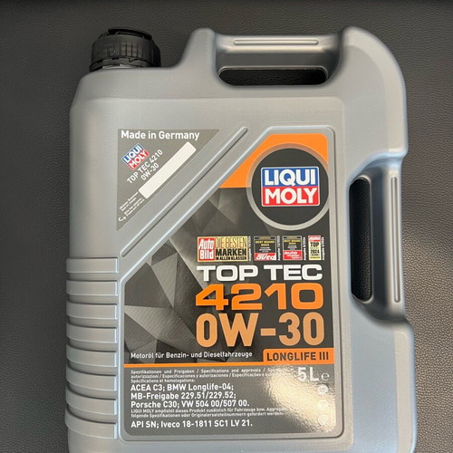 LIQUI MOLY TOP TEC car oil 0W-30 5 L new