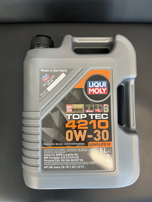 LIQUI MOLY TOP TEC car oil 0W-30 5 L new