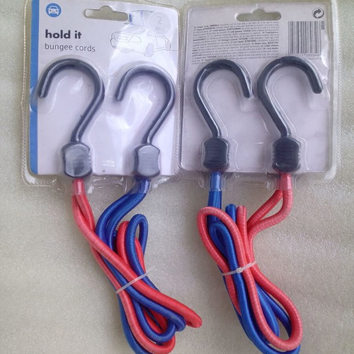 Reinforced elastic bungee cords for luggage fastening new, set of 2