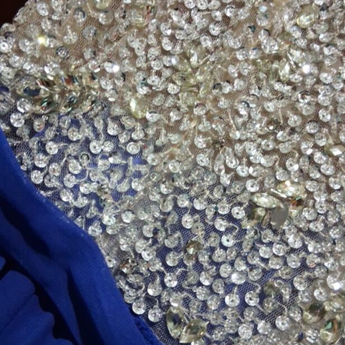 Evening dress blue like new, size XL