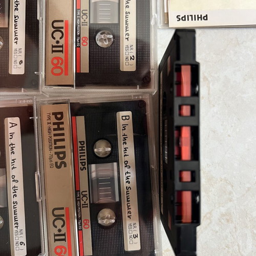 Philips UC*II chrome cassette tapes used, pack of 10