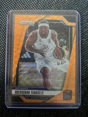 Guerschon Yabusele Prizm 25 Years Real Madrid Card new