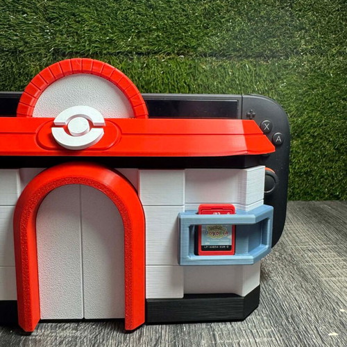 3D Printed Dock Stand for Nintendo Switch 2 with Cartridge Holder and Decorative Design made to order