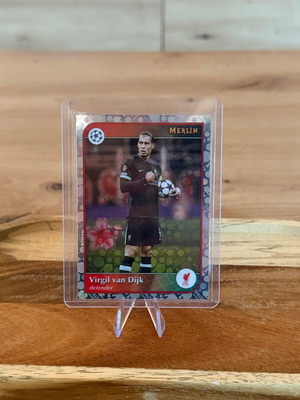 Virgil Van Dijk Vintage Merlin Refractor Card TOPPS Merlin 2024/25 new