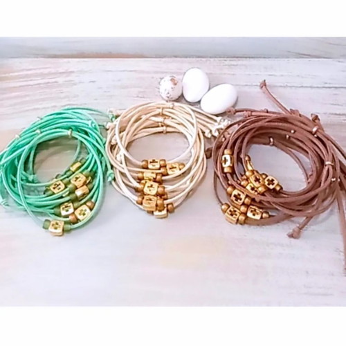 Handmade Martyrika Bracelets with Suede Cord custom colors