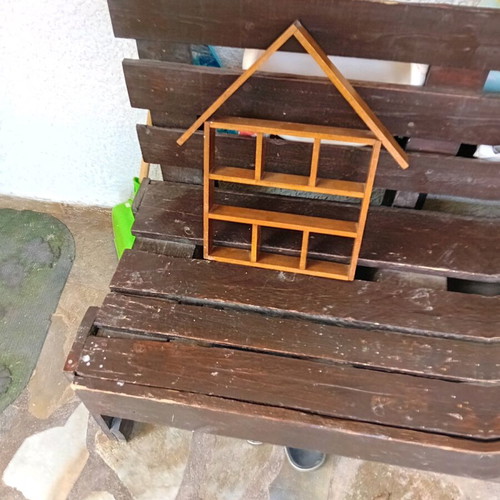 Wooden decorative wall house like new