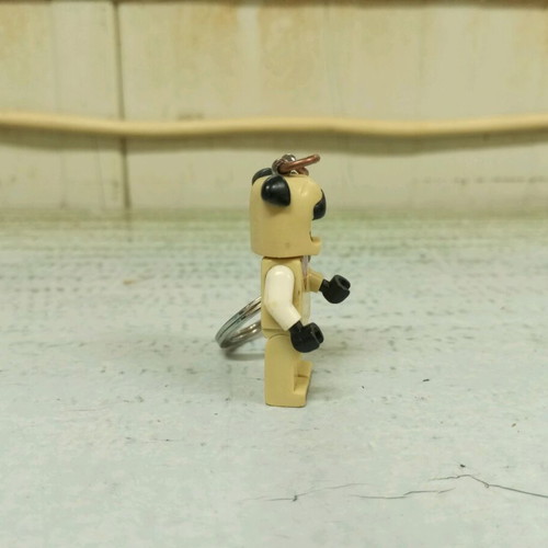 Lego dog keychain used, rare
