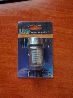 Led faucet lights pack of 3 new, color changing for bathroom or kitchen