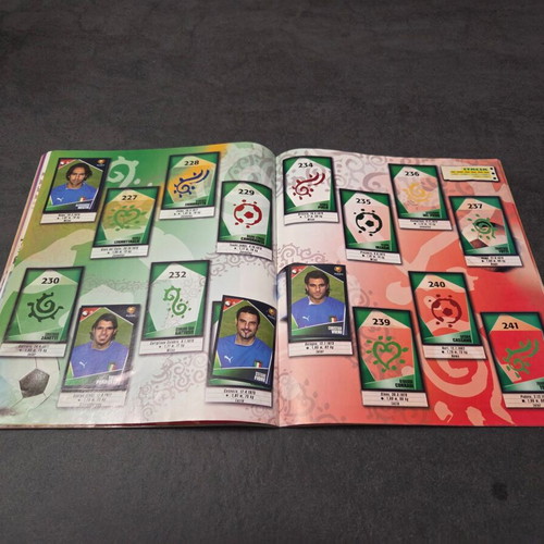 Euro 2004 Panini Sticker Album used, 90 of 334 stickers completed