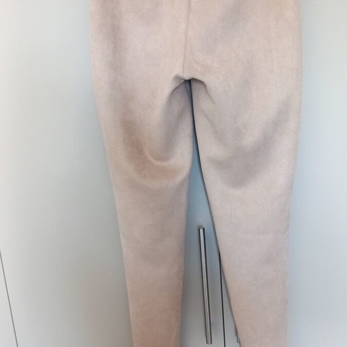 Zara suede beige riding leggings small size like new