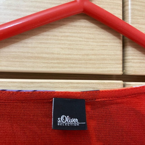 Zara Collection blouse size L like new, red and purple