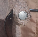 Suede jacket Sarah Lawrence small like new, brown