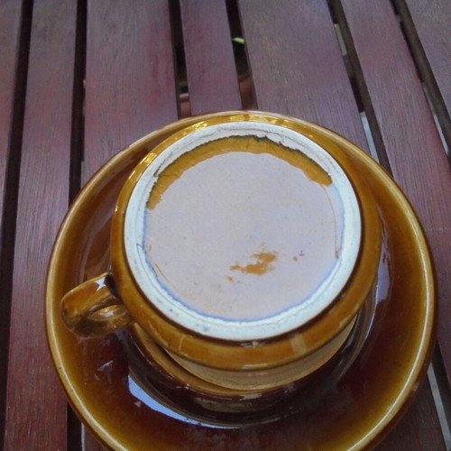 Vintage coffee cup used, very old without chips