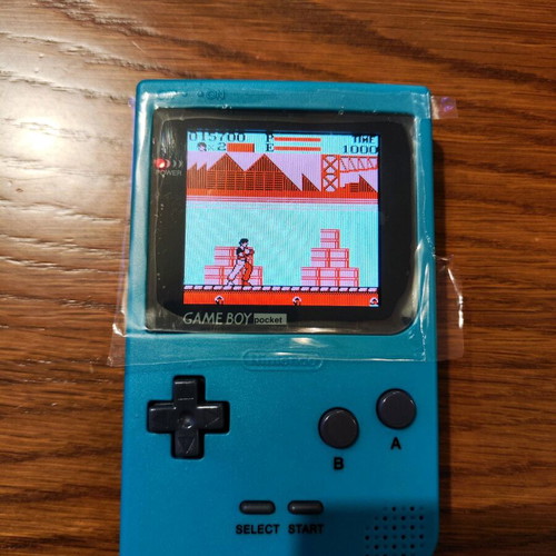 Nintendo Game Boy Pocket refurbished with color IPS screen
