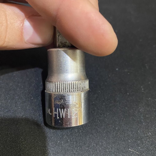 KS Tools Allen Socket 12mm used, Chrome-Vanadium