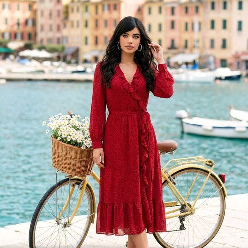Michael Kors red dress new, size XS