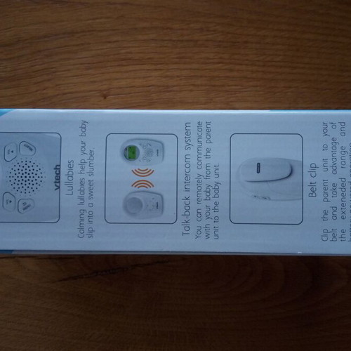 Vtech Baby Monitor DM1211 used with talk-back intercom and lullabies