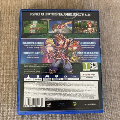 Secret of Mana PlayStation 4 game used