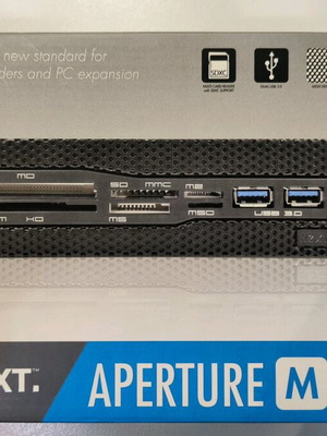 NZXT Aperture M internal card reader and USB 3.0 hub like new