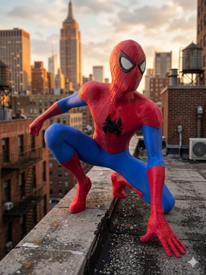 Spiderman figure like new, 23 cm tall