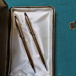 Anson antika pen and pencil set used in case