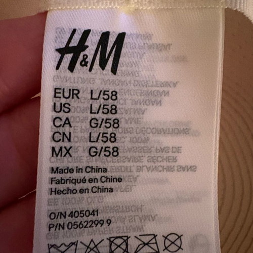 Women's white hat (hatelino) H&M like new