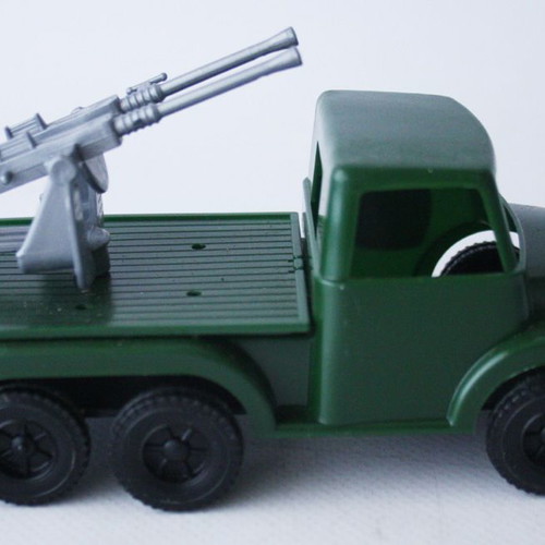 Vintage 70's Greek military truck with 17cm cannon Grecostyl new