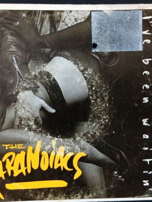 Paranoiacs 7' single used, garage punk rock from Belgium