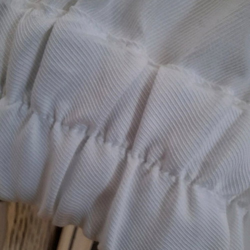 About You crop shirt like new, white, size M