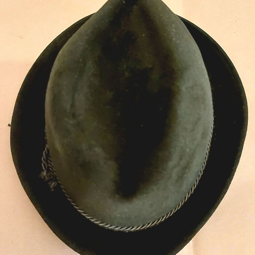 Collins Wien Vintage Fedora Hat Like New, Made in Austria, Black