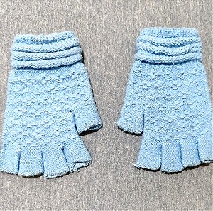 Γάντια πλεκτά χωρίς δάχτυλα