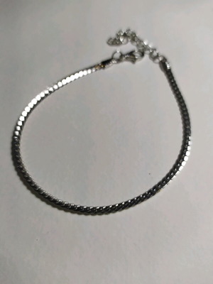 Women's hand chain new, silver stainless steel