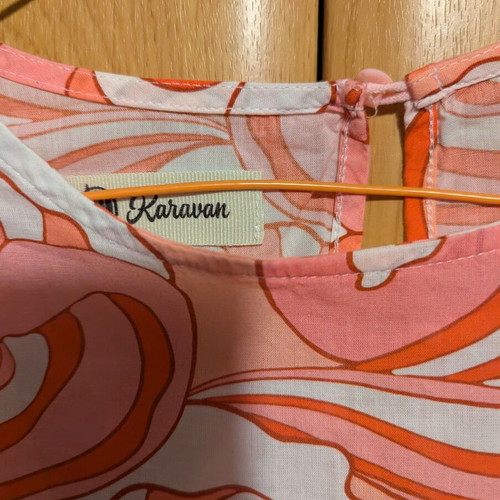 Karavan mini dress one size with belt, like new