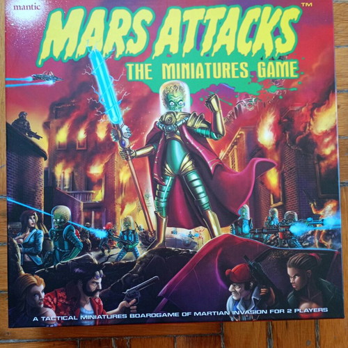 Mars Attacks board game like new by Mantic