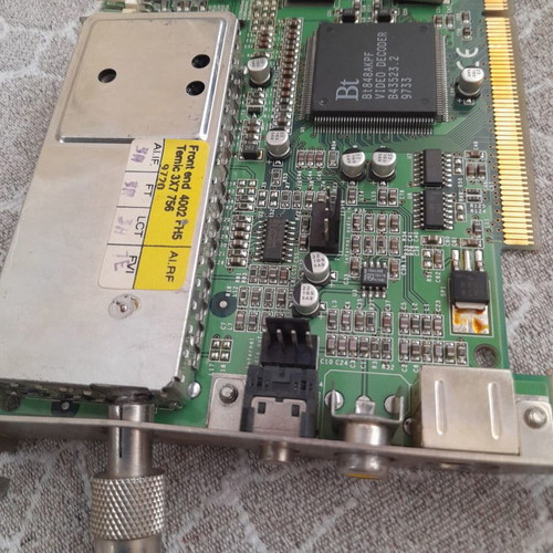 MiroMEDIA PCTV TV card used, retro Pinnacle Systems