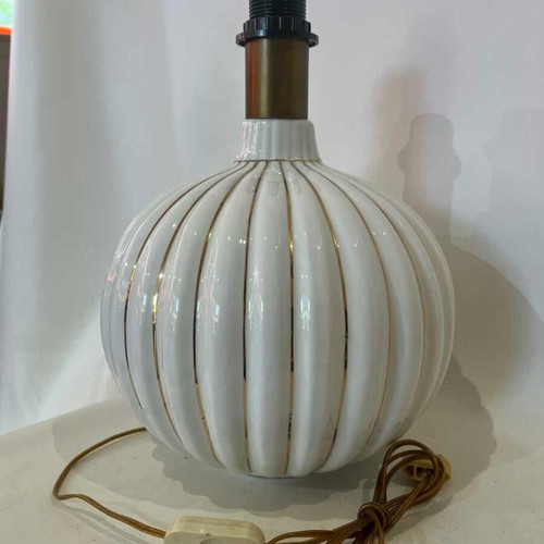 Vintage porcelain Mid Century table lamp 34x23 cm