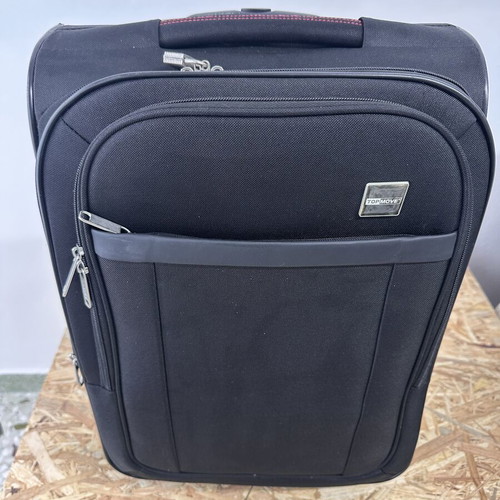 Cabin suitcase almost like new, large capacity, black 51x36cm