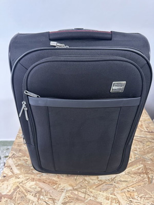 Cabin suitcase almost like new, large capacity, black 51x36cm