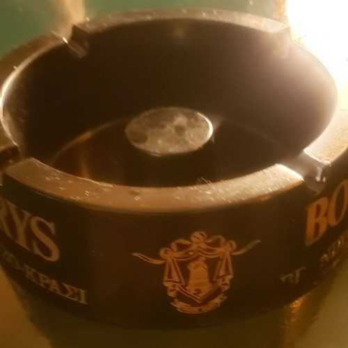 Botrys ashtrays used, pack of 4, plastic