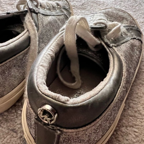 Michael Kors shoes size 34 silver like new