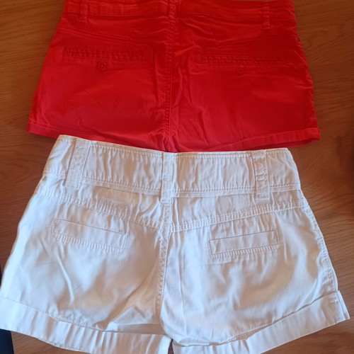 Pink Woman shorts pack of 2 used, size XS 34 6
