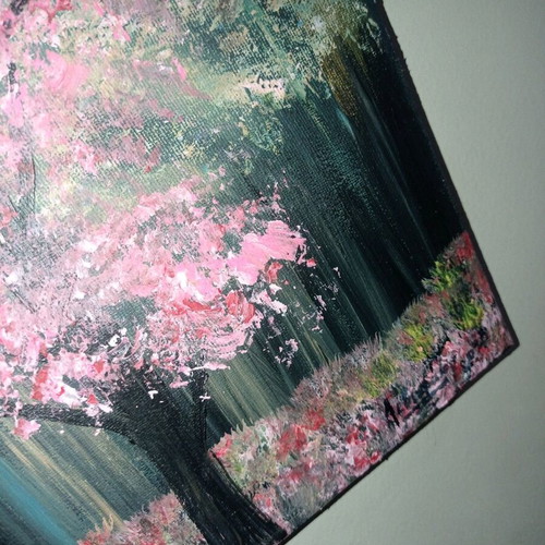 Original signed painting Amygdaliés new