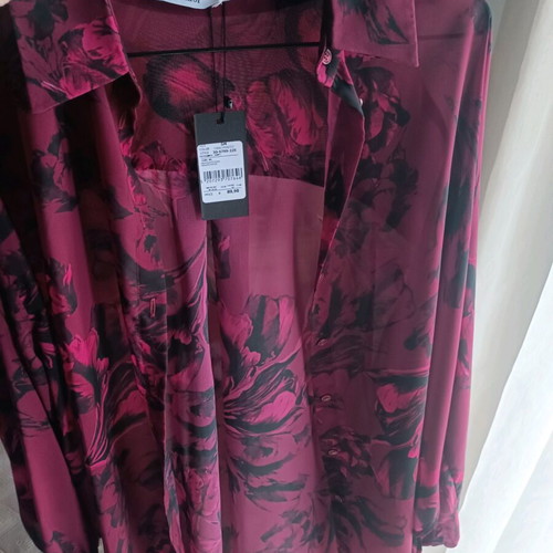 Toi Moi shirt new, black and red