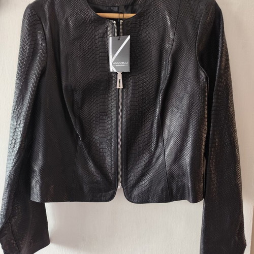 Caravelli leather jacket new, women's XL black