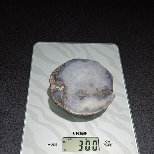 Natural Agate Slice 300g Polished, Like New