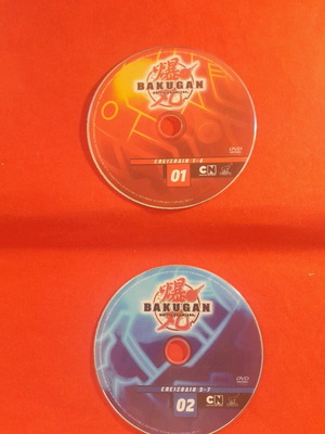 Bakugan DVD used, pack of 2, dubbed