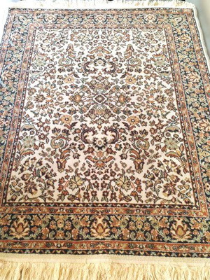 Wool rug used, top quality, 195x145 cm