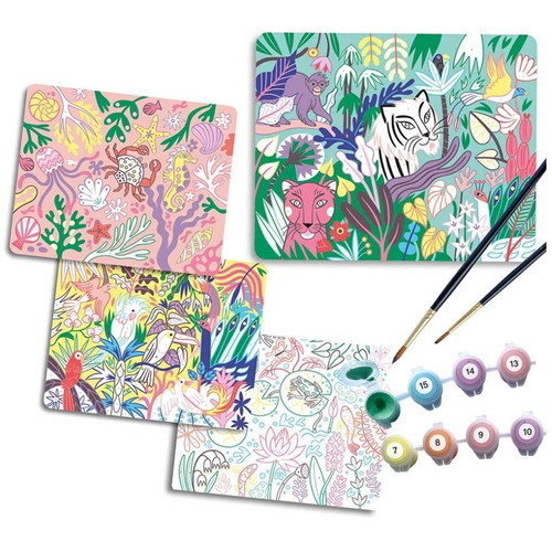 My Artistic Kit four paint by numbers pictures new