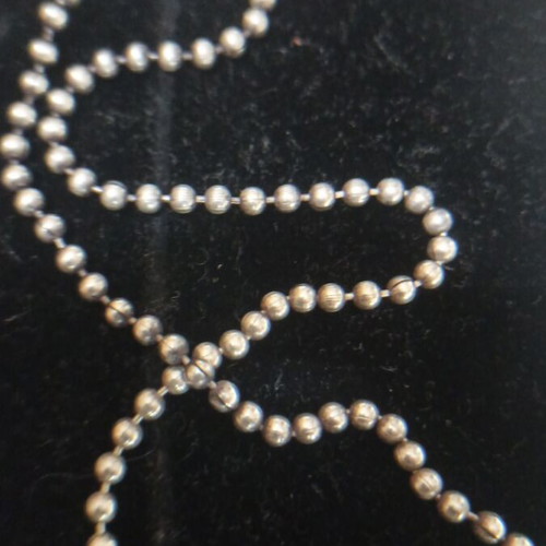 Necklace from 925 silver and 585 gold, 14K like new
